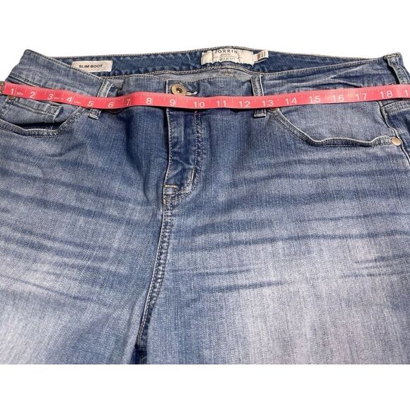 Torrid Denim Medium Wash Slim Boots Jeans - Picture 7 of 9